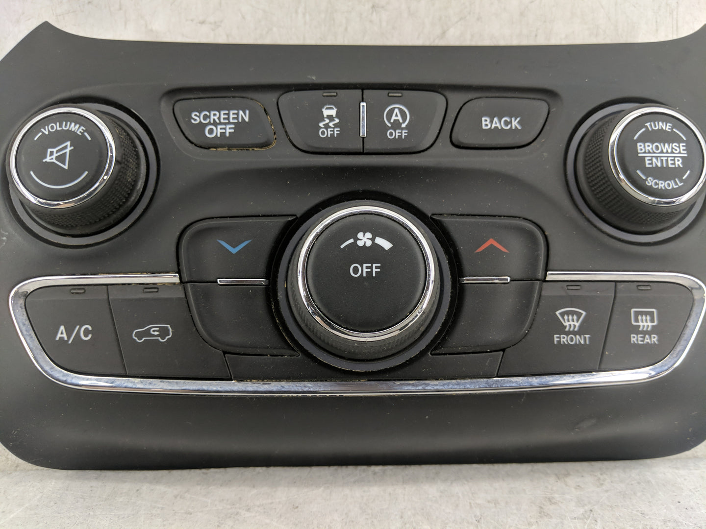 2015-2018 Jeep Cherokee Climate Control Module Temperature AC/Heater Replacement P/N:68293523AC Fits Fits 2015 2016 2017 201
