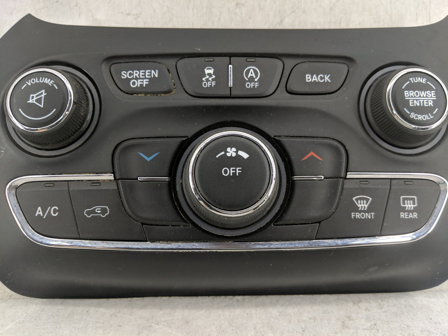 2015-2018 Jeep Cherokee Climate Control Module Temperature AC/Heater Replacement P/N:68293523AC Fits Fits 2015 2016 2017 201