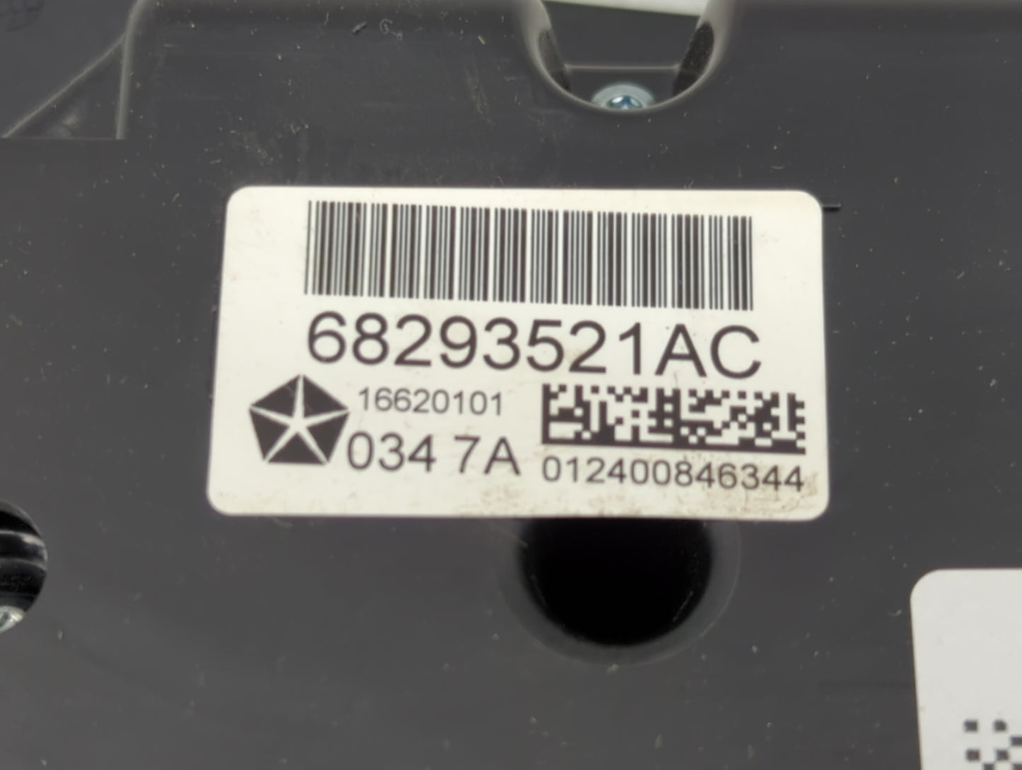 2015-2018 Jeep Cherokee Climate Control Module Temperature AC/Heater Replacement P/N:68293521AC Fits Fits 2015 2016 2017 201