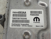 2018 Jeep Cherokee PCM Engine Control Computer ECU ECM PCU OEM P/N:P68342093AA P50053903, T00EP2077EGXX5, A2C7607080000 Fits