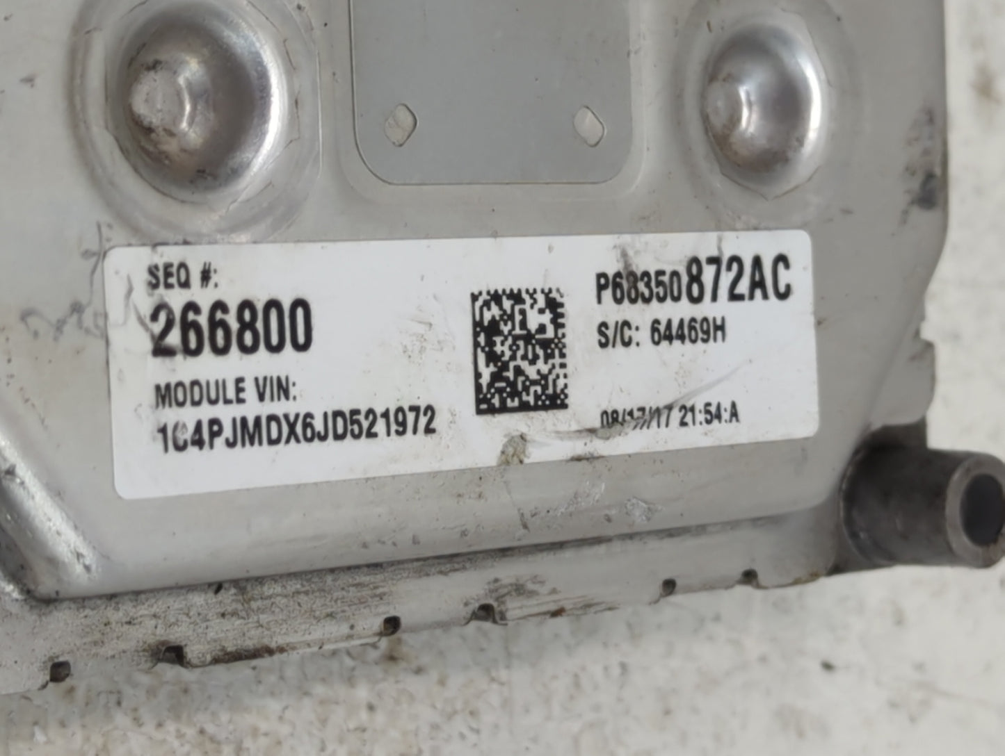2018 Jeep Cherokee PCM Engine Control Computer ECU ECM PCU OEM P/N:P68259137AB P68350872AC, T00EM1987EFHQK, A2C7474980100 Fi