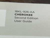 2018 Jeep Cherokee Owners Manual Book Guide P/N:18KL-926-AA OEM Used Auto Parts - Oemusedautoparts1.com