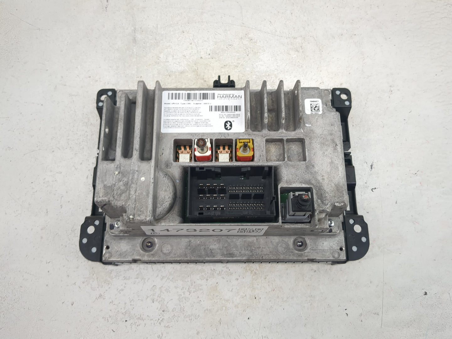 2018-2019 Jeep Cherokee Radio AM FM Cd Player Receiver Replacement P/N:68312545AD T00BE291770227, VP4CA Fits Fits 2018 2019 