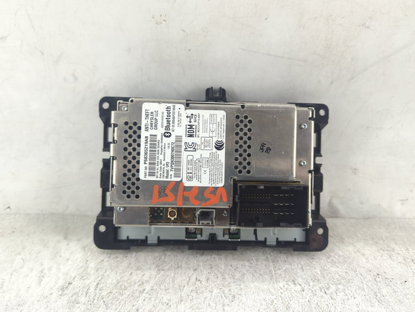 2018 Jeep Cherokee Radio AM FM Cd Player Receiver Replacement P/N:P68365219AB Y7OVP2, 7812H-VP2, VP2, A2C7618790100 Fits OEM