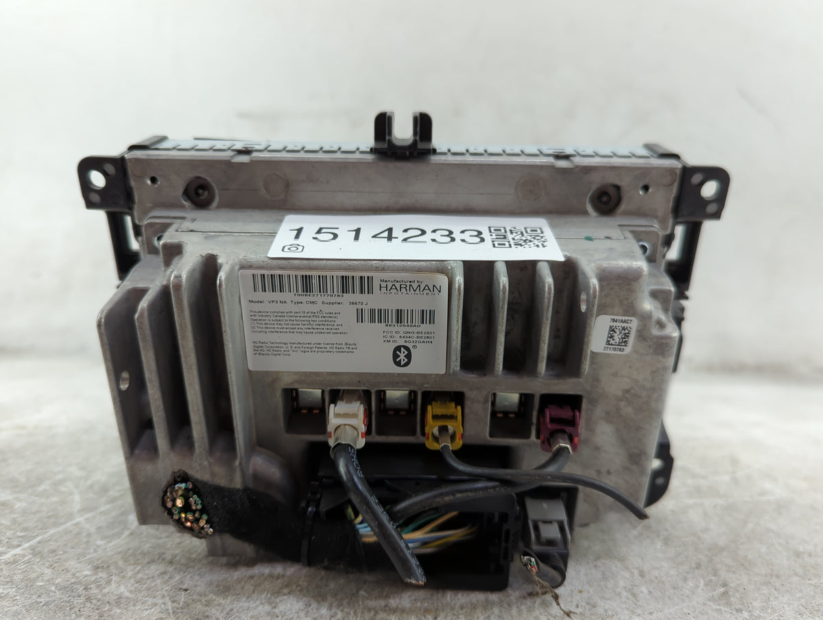 2018 Jeep Cherokee Information Radio Display Screen 1514233 - Oemusedautoparts1.com