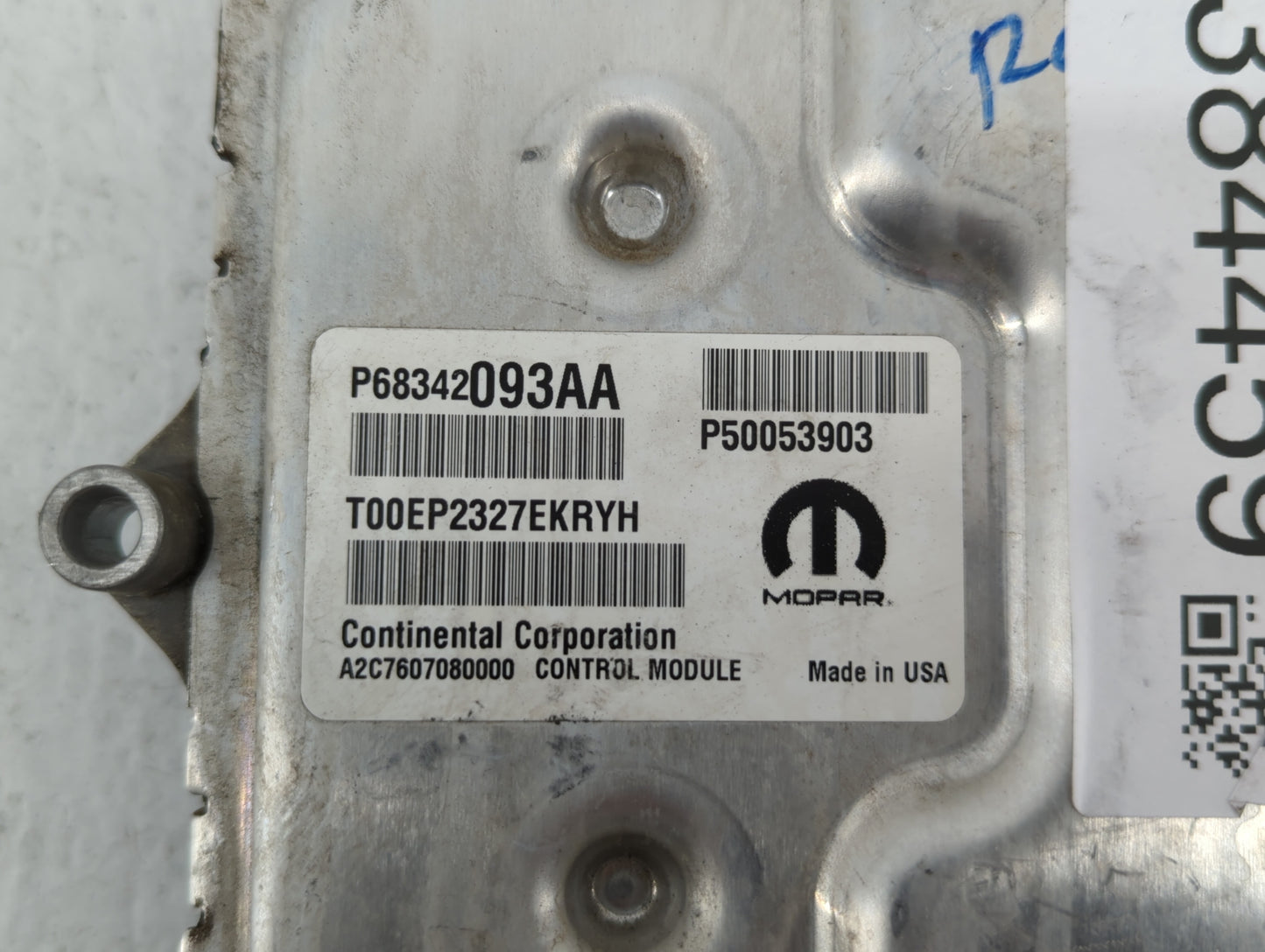 2018 Jeep Cherokee PCM Engine Control Computer ECU ECM PCU OEM P/N:P68354841AC P68342093AA, P68354831AC Fits OEM Used Auto P