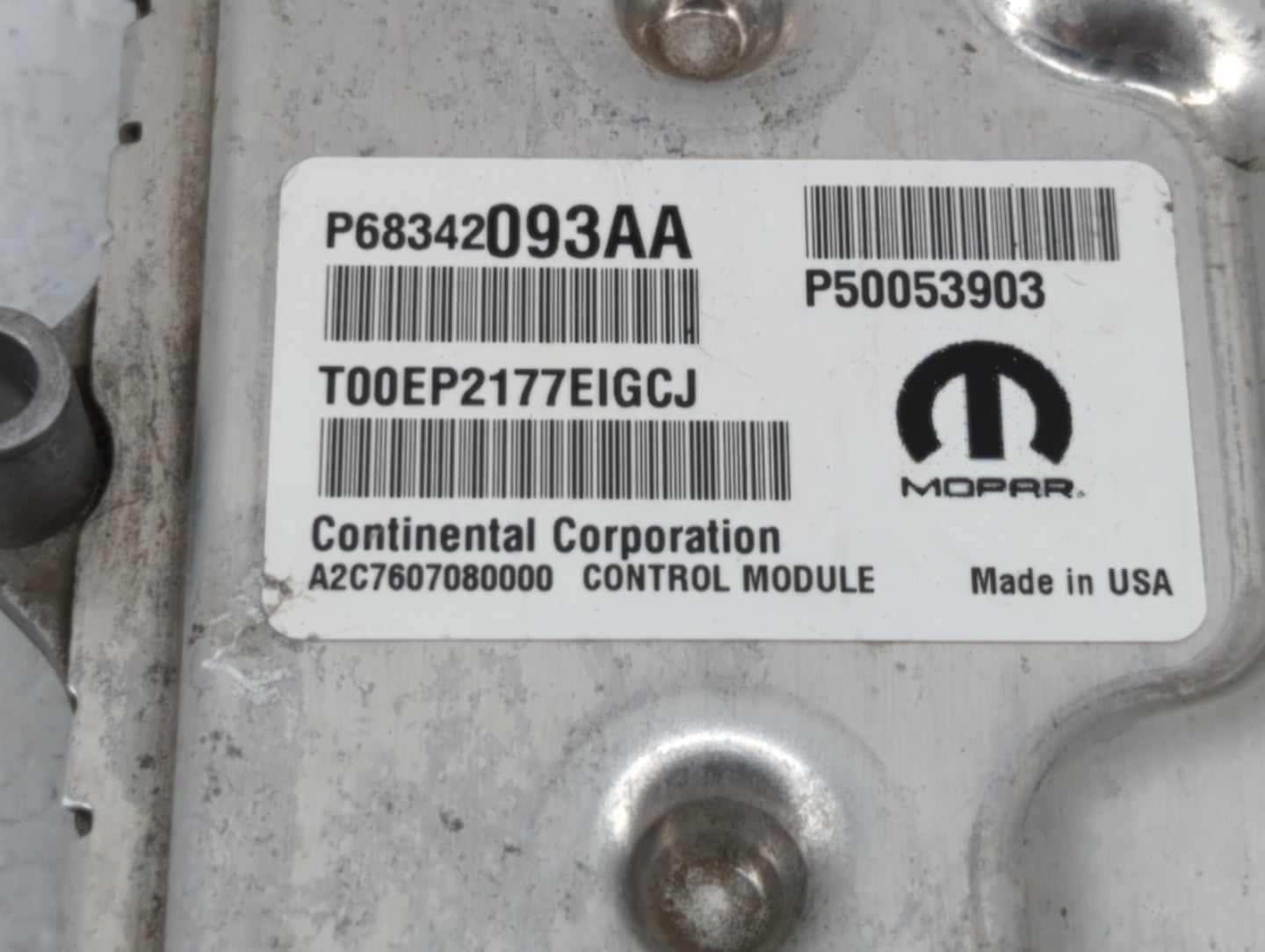 2018 Jeep Cherokee PCM Engine Control Computer ECU ECM PCU OEM P/N:P68354841AC P68342093AA, P68354831AC Fits OEM Used Auto P