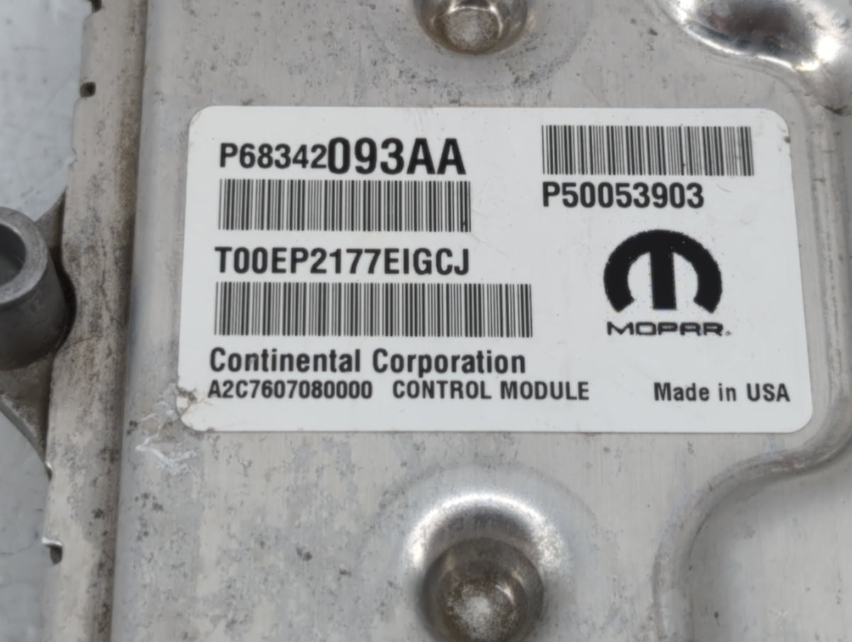 2018 Jeep Cherokee PCM Engine Control Computer ECU ECM PCU OEM P/N:P68354841AC P68342093AA, P68354831AC OEM Used Auto Parts 