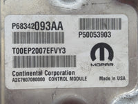 2018 Jeep Cherokee PCM Engine Control Computer ECU ECM PCU OEM P/N:P68354841AC P68342093AA, P68354831AC Fits OEM Used Auto P