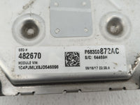 2018 Jeep Cherokee PCM Engine Control Computer ECU ECM PCU OEM P/N:P68259137AB Fits OEM Used Auto Parts - Oemusedautoparts1.