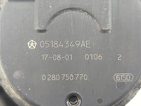 2014-2022 Jeep Cherokee Throttle Body P/N:05184349AE 0 280 750 770 Fits OEM Used Auto Parts - Oemusedautoparts1.com