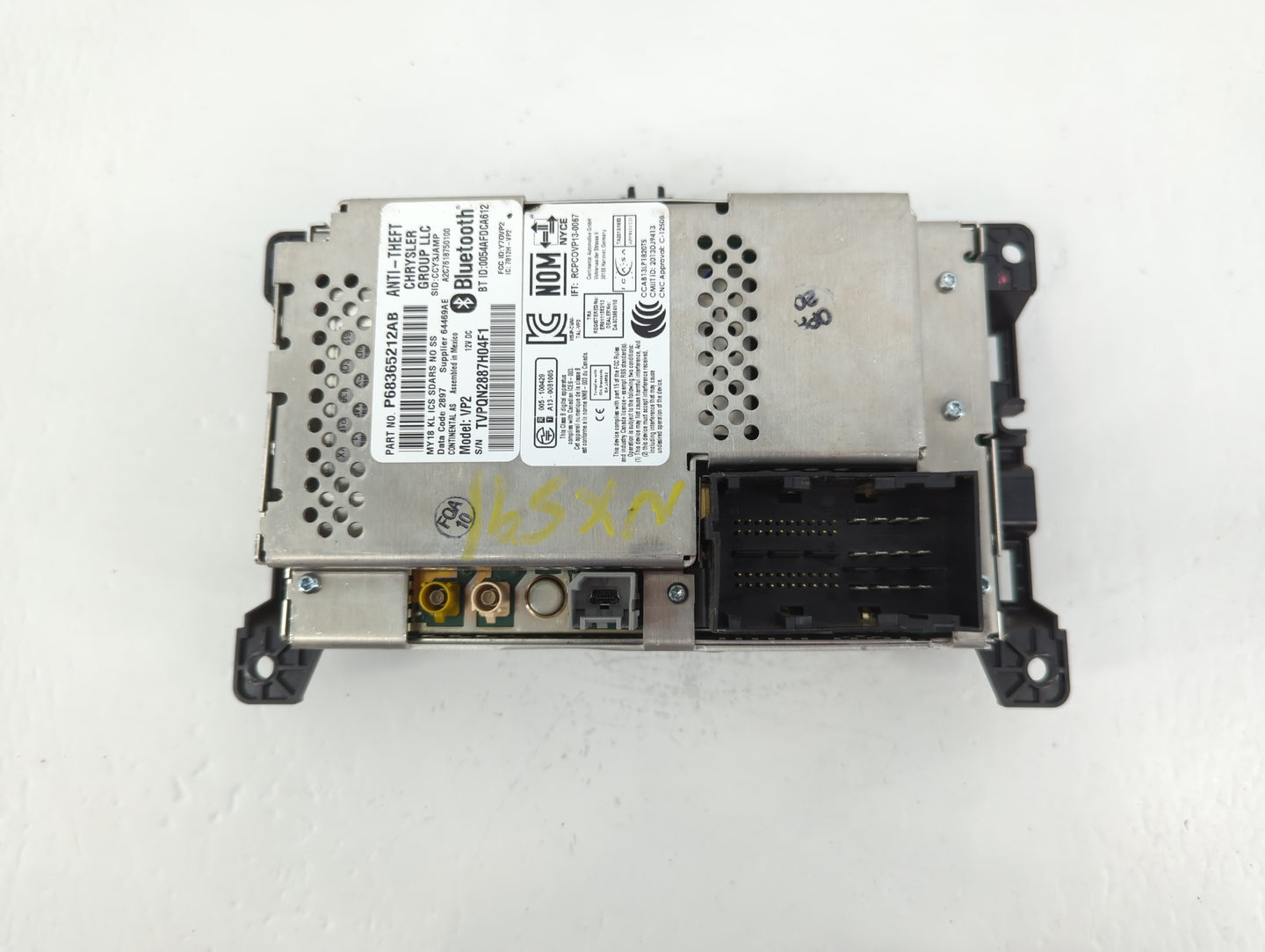 2018 Jeep Cherokee Radio AM FM Cd Player Receiver Replacement P/N:P68365212AB Fits OEM Used Auto Parts - Oemusedautoparts1.c