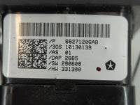 2015-2022 Jeep Cherokee Master Power Window Switch Replacement Driver Side Left P/N:68271206AB Fits OEM Used Auto Parts - Oe