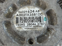 2014-2018 Jeep Cherokee Alternator Replacement Generator Charging Assembly Engine OEM P/N:56029624AB Fits OEM Used Auto Part