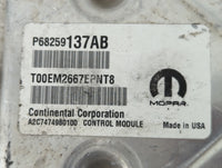 2018 Jeep Cherokee PCM Engine Control Computer ECU ECM PCU OEM P/N:633890 P68259137AB Fits OEM Used Auto Parts - Oemusedauto