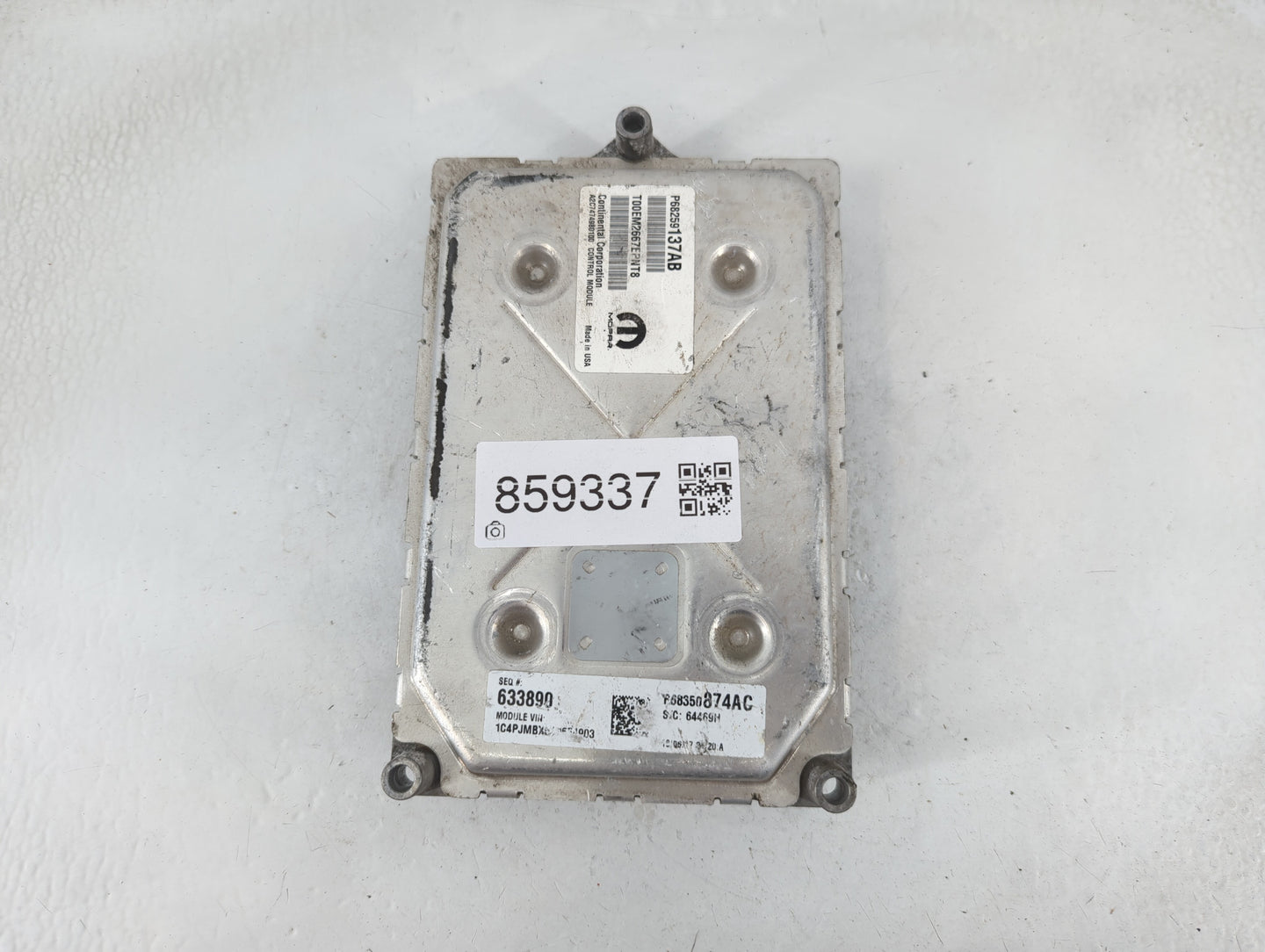 2018 Jeep Cherokee PCM Engine Control Computer ECU ECM PCU OEM P/N:633890 P68259137AB Fits OEM Used Auto Parts - Oemusedauto