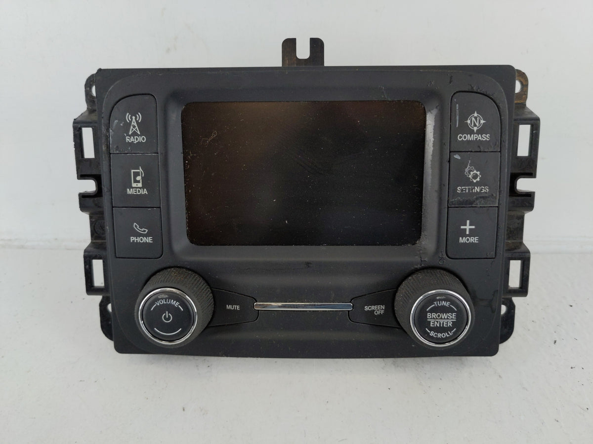 2018 Jeep Compass Radio AM FM Cd Player Receiver Replacement P/N:P68292817AJ OEM Used Auto Parts - Oemusedautoparts1.com