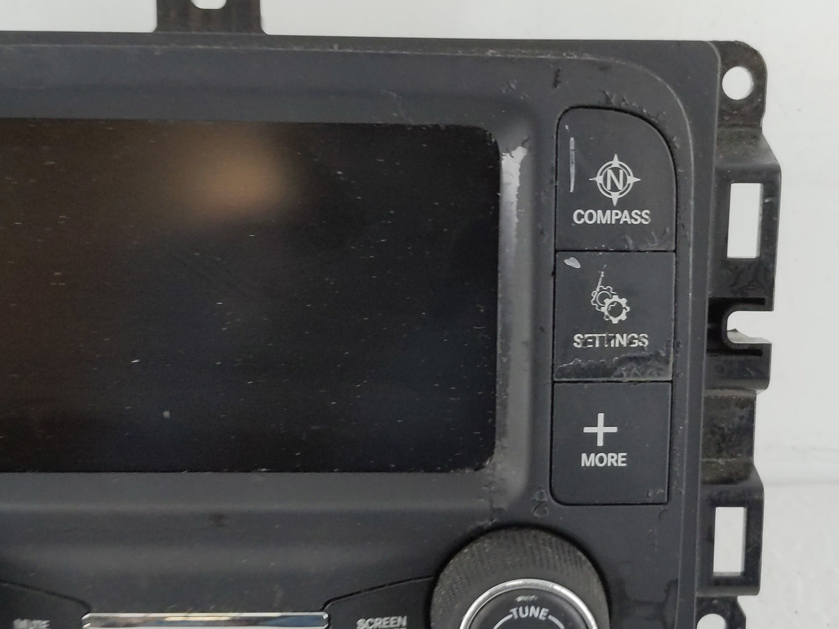 2018 Jeep Compass Radio AM FM Cd Player Receiver Replacement P/N:P68292817AJ OEM Used Auto Parts - Oemusedautoparts1.com