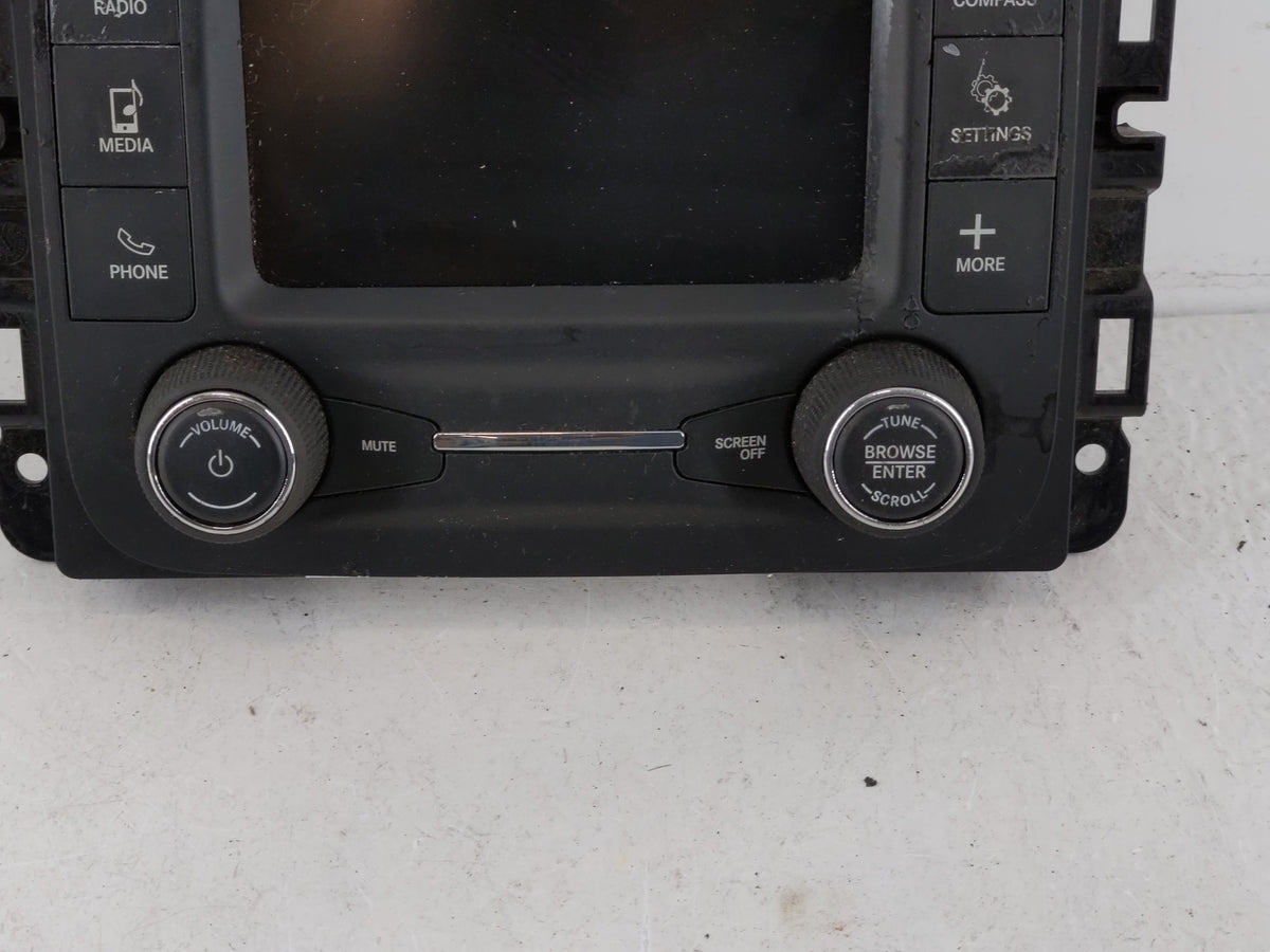 2018 Jeep Compass Radio AM FM Cd Player Receiver Replacement P/N:P68292817AJ OEM Used Auto Parts - Oemusedautoparts1.com