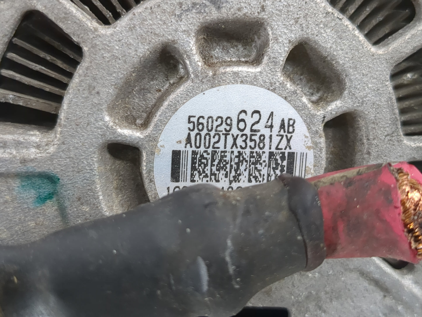 2017-2022 Jeep Compass Alternator Replacement Generator Charging Assembly Engine OEM P/N:56029624AB Fits OEM Used Auto Parts