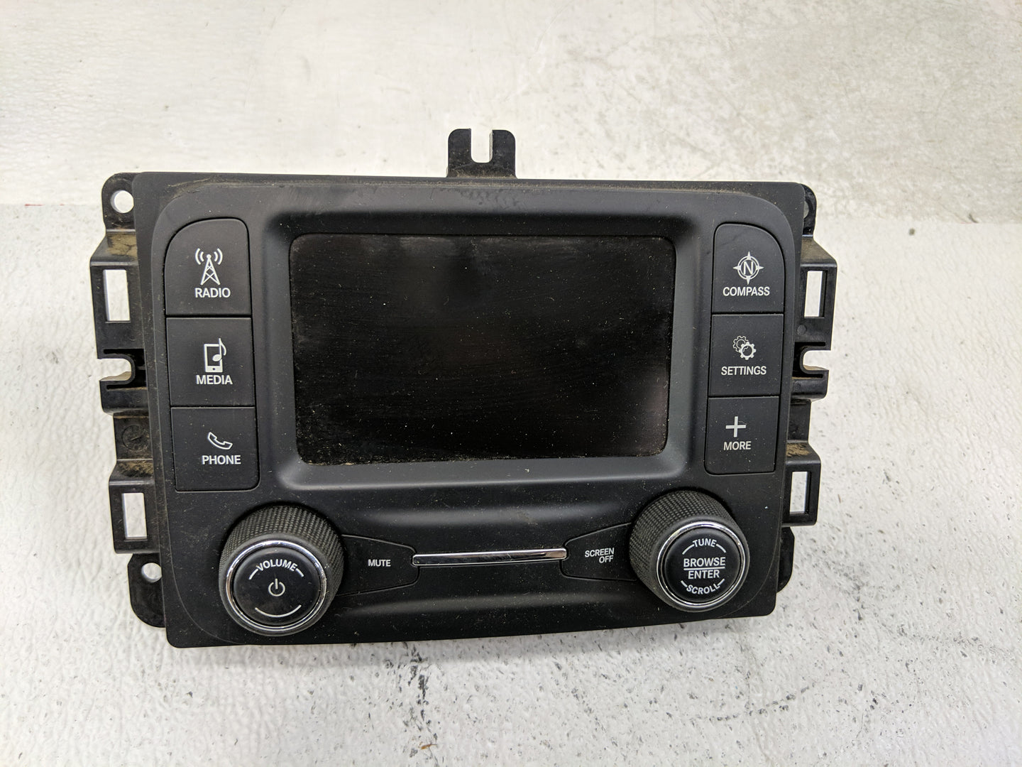 2018 Jeep Compass Radio AM FM Cd Player Receiver Replacement Fits OEM Used Auto Parts - Oemusedautoparts1.com