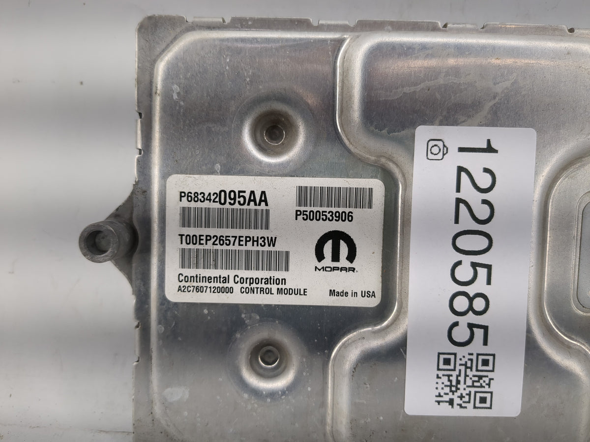 2017-2018 Jeep Compass PCM Engine Control Computer ECU ECM PCU OEM P/N:P50053906 P68342095AA Fits Fits 2017 2018 OEM Used Au