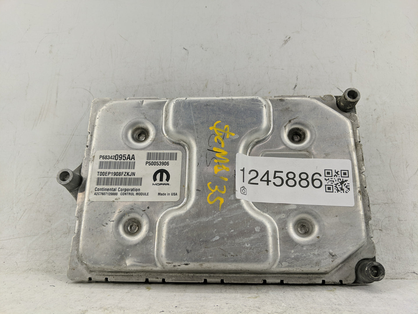 2018 Jeep Compass PCM Engine Control Computer ECU ECM PCU OEM P/N:P68342095AA Fits OEM Used Auto Parts - Oemusedautoparts1.c