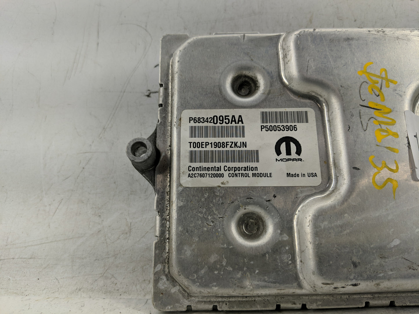 2018 Jeep Compass PCM Engine Control Computer ECU ECM PCU OEM P/N:P68342095AA Fits OEM Used Auto Parts - Oemusedautoparts1.c
