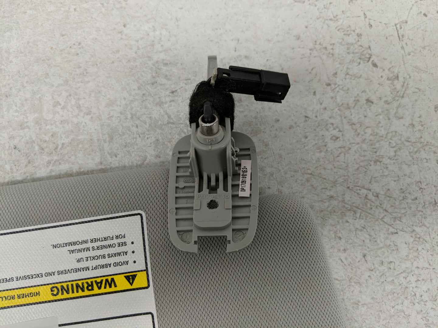 2018 Jeep Compass Sun Visor Shade Replacement Driver Left Mirror Fits OEM Used Auto Parts - Oemusedautoparts1.com