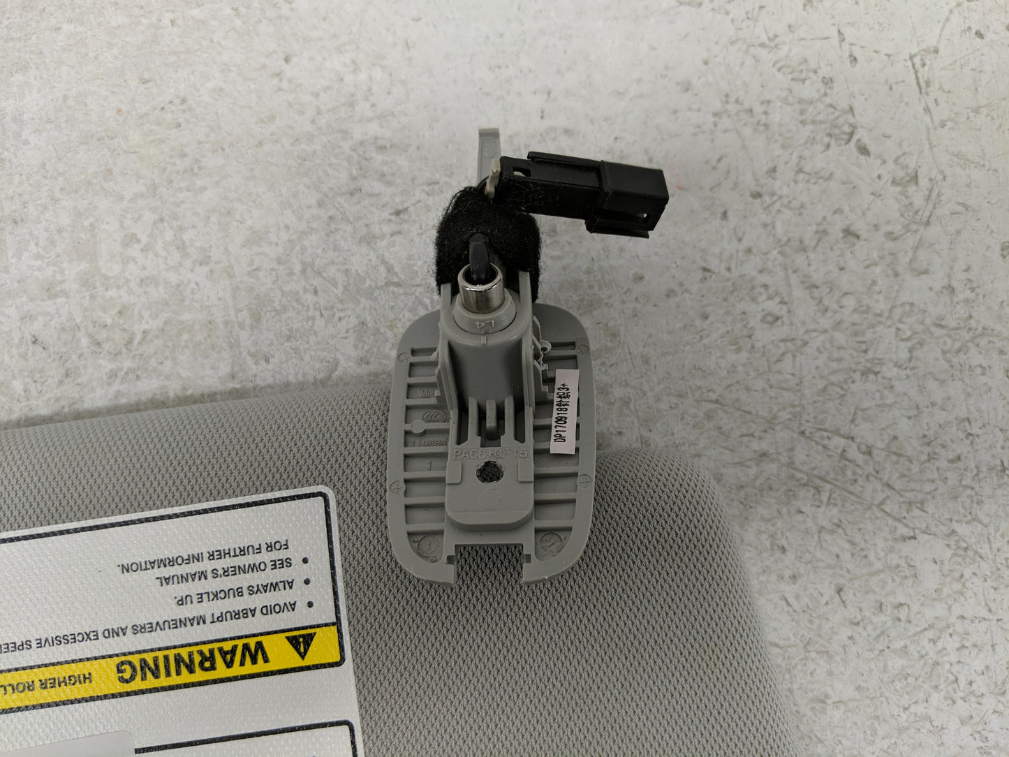 2018 Jeep Compass Sun Visor Shade Replacement Driver Left Mirror Fits OEM Used Auto Parts - Oemusedautoparts1.com
