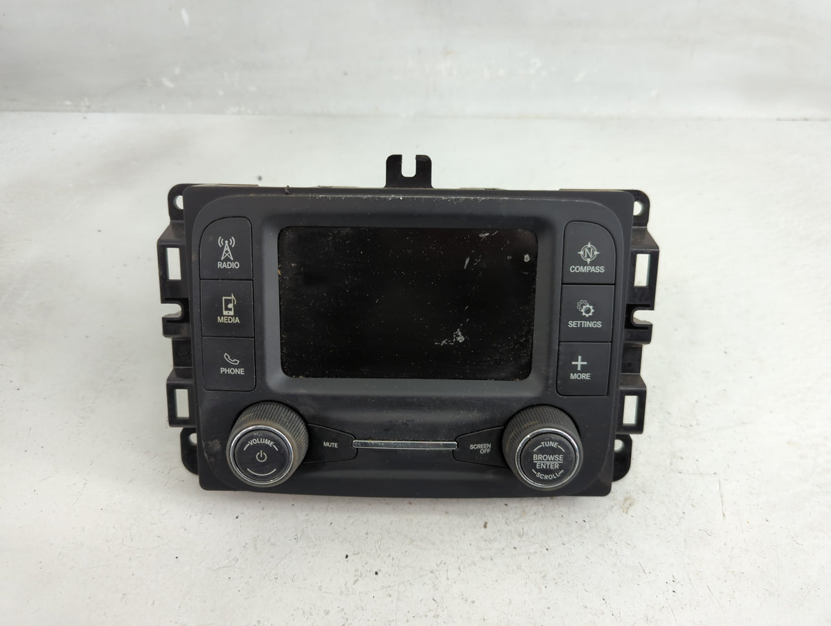 2018 Jeep Compass Radio AM FM Cd Player Receiver Replacement P/N:P68292817AJ OEM Used Auto Parts - Oemusedautoparts1.com