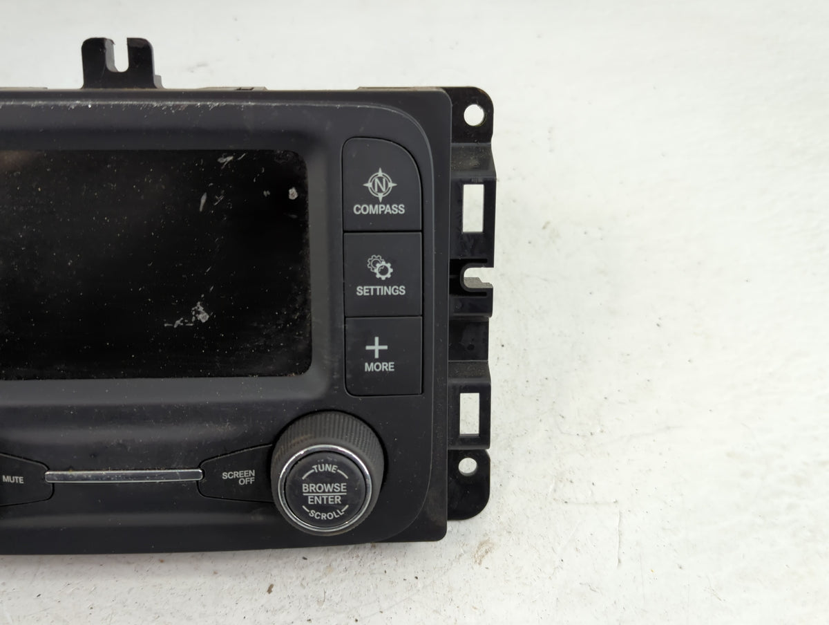 2018 Jeep Compass Radio AM FM Cd Player Receiver Replacement P/N:P68292817AJ OEM Used Auto Parts - Oemusedautoparts1.com