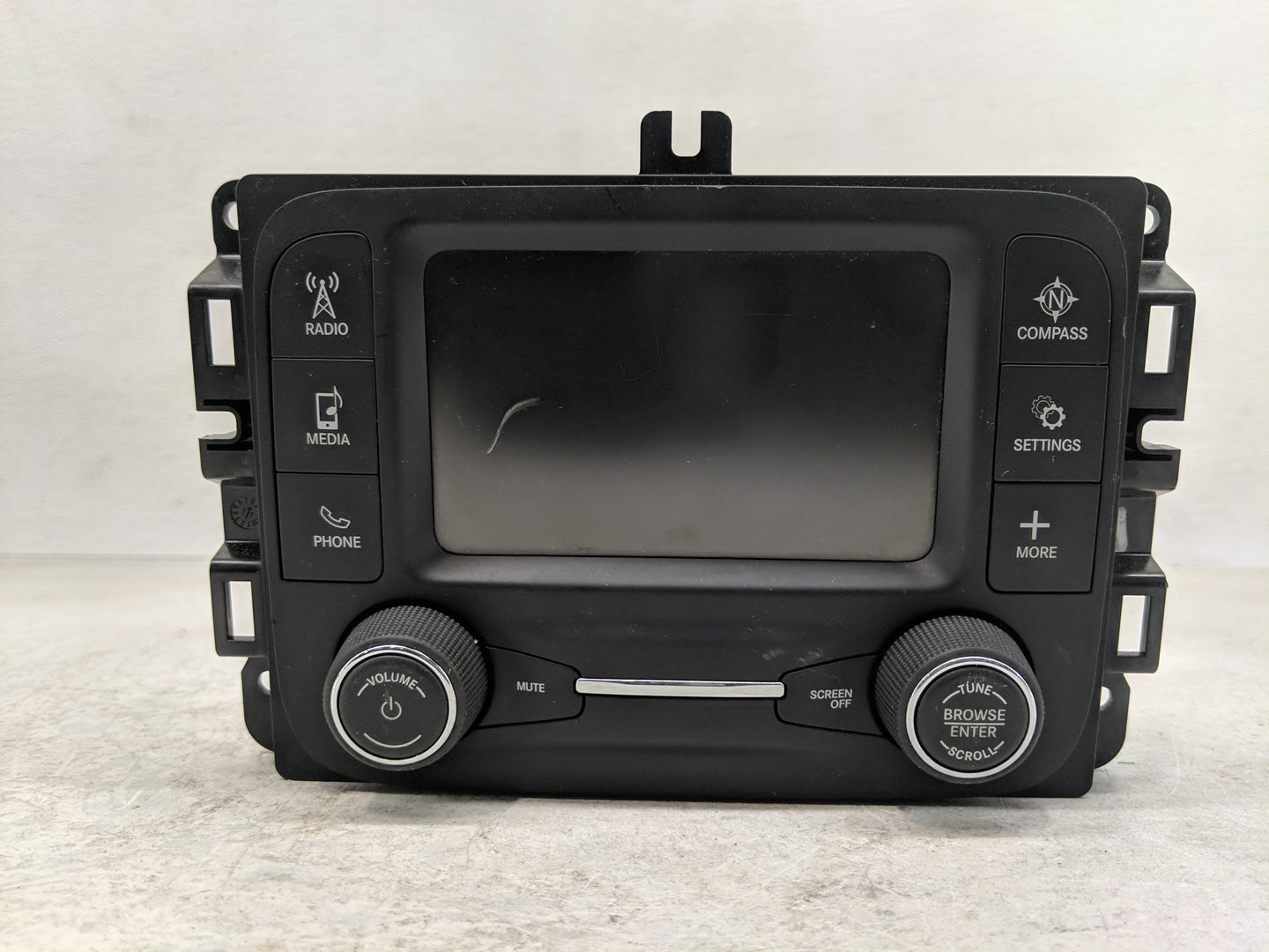 2018 Jeep Compass Radio AM FM Cd Player Receiver Replacement P/N:P68292817AJ Fits OEM Used Auto Parts - Oemusedautoparts1.co