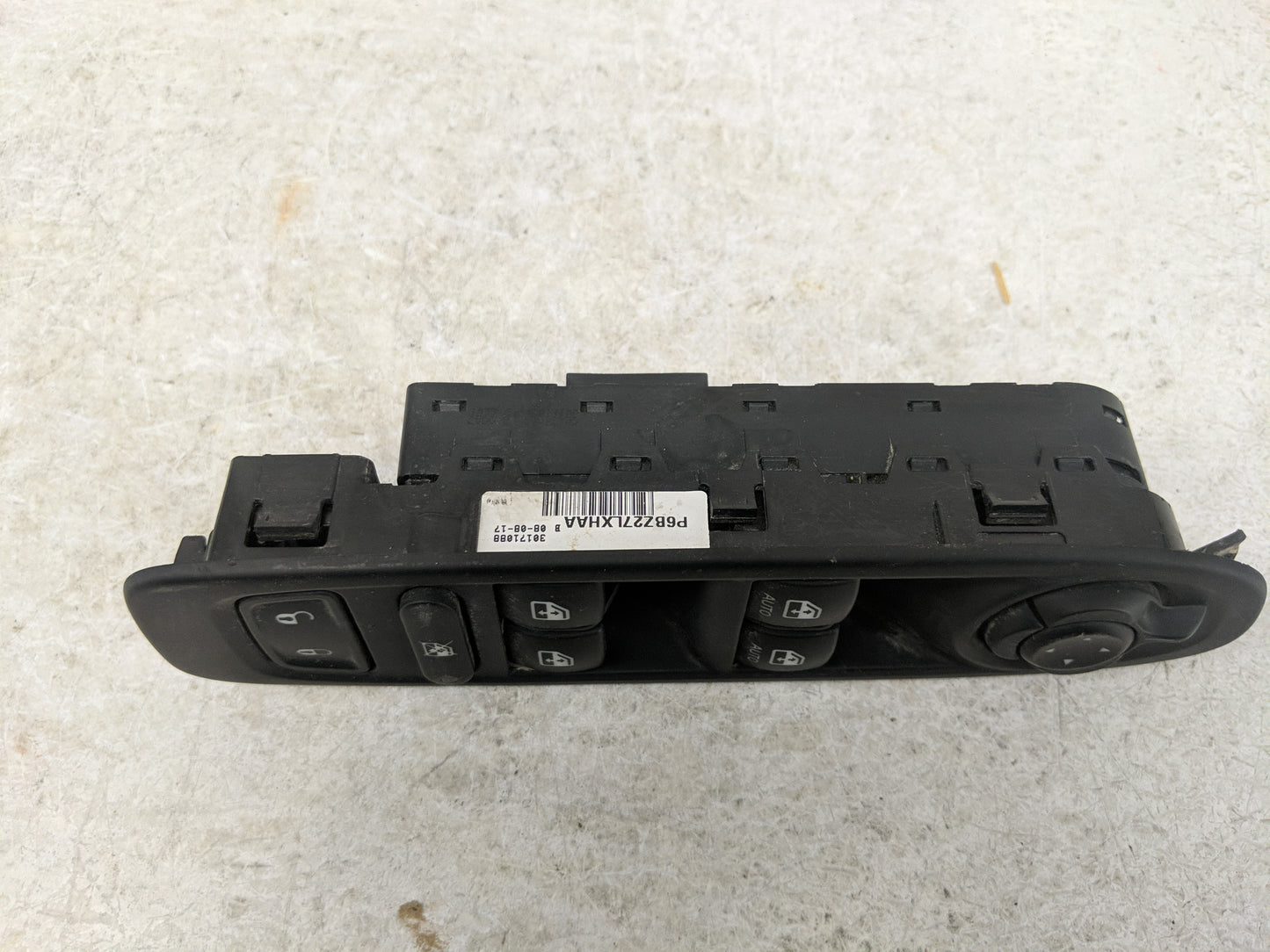 2018 Jeep Compass Master Power Window Switch Replacement Driver Side Left P/N:P6BZ27LXHAA Fits OEM Used Auto Parts - Oemused