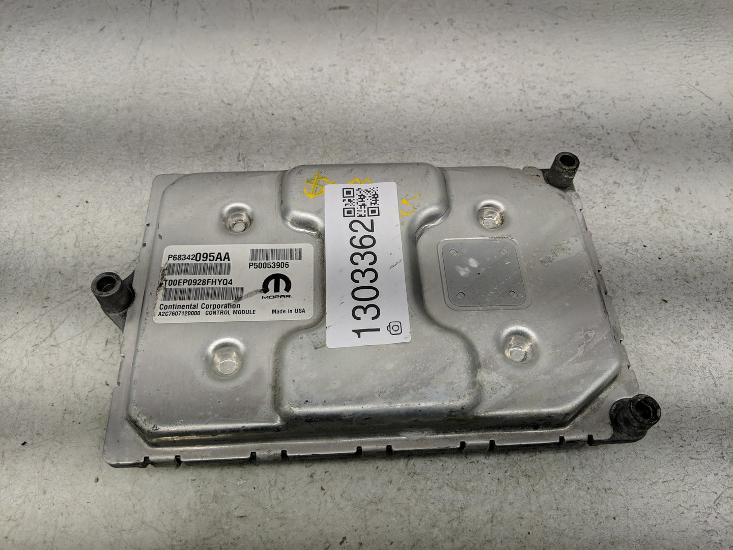 2018 Jeep Compass PCM Engine Control Computer ECU ECM PCU OEM P/N:P50053906 P68342095AA Fits OEM Used Auto Parts - Oemusedau