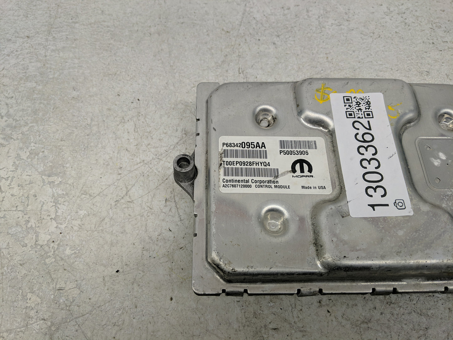 2018 Jeep Compass PCM Engine Control Computer ECU ECM PCU OEM P/N:P50053906 P68342095AA Fits OEM Used Auto Parts - Oemusedau