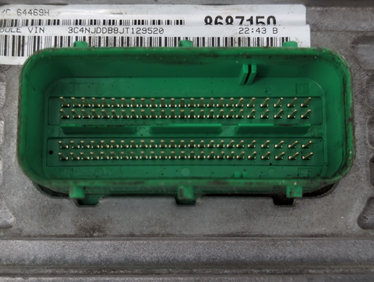 2018 Jeep Compass PCM Engine Control Computer ECU ECM PCU OEM P/N:P50053906 P68342095AA Fits OEM Used Auto Parts - Oemusedau