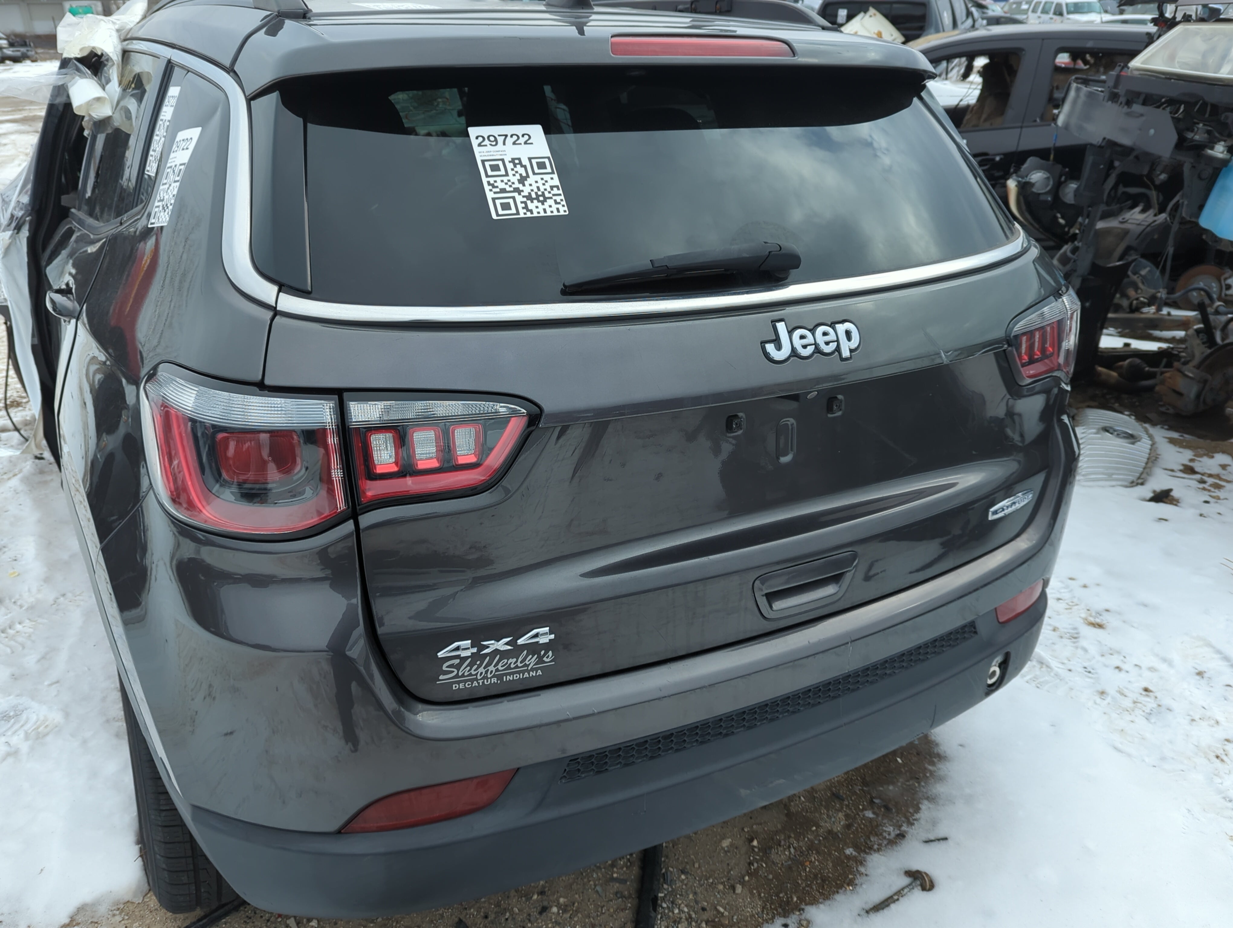 Hatch Compass 2018 Jeep Compass Trunk/decklid/hatch/tailgate Oem – Oemusedautoparts1.com