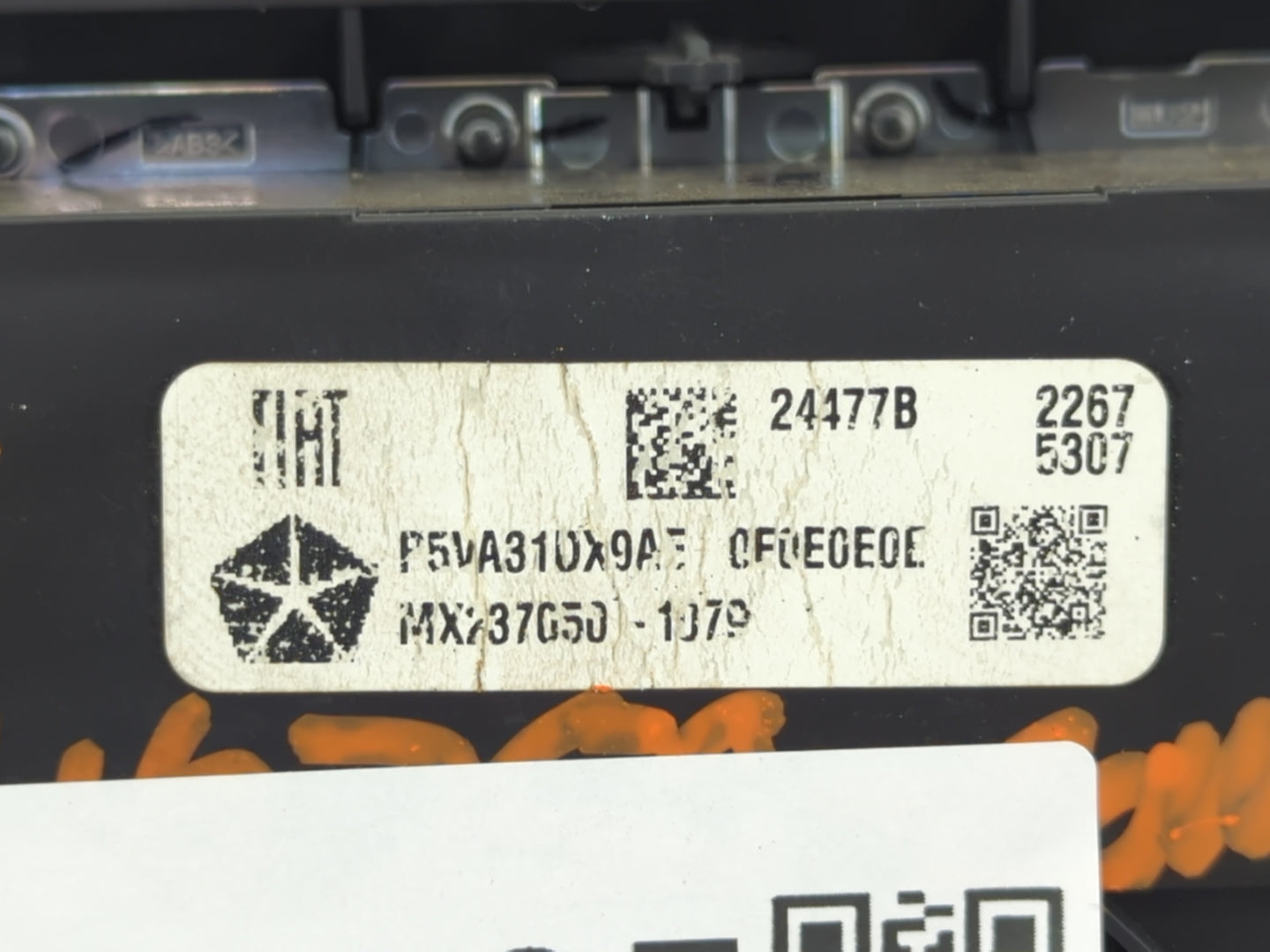 2018 Jeep Compass Climate Control Module Temperature AC/Heater Replacement P/N:24477B Fits OEM Used Auto Parts - Oemusedauto
