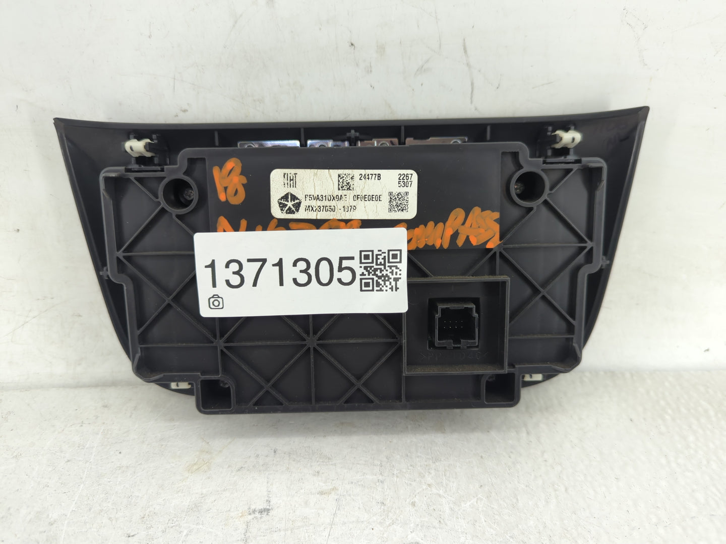 2018 Jeep Compass Climate Control Module Temperature AC/Heater Replacement P/N:24477B Fits OEM Used Auto Parts - Oemusedauto