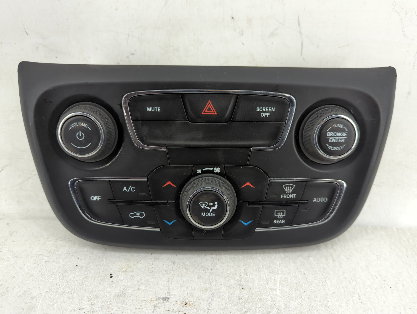 2018 Jeep Compass Climate Control Module Temperature AC/Heater Replacement P/N:P5VA58DX9AD MX237050-2340 Fits OEM Used Auto 