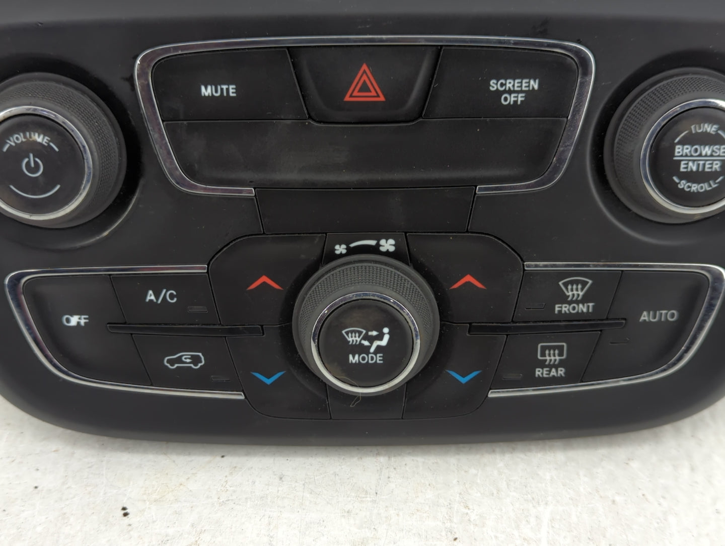2018 Jeep Compass Climate Control Module Temperature AC/Heater Replacement P/N:P5VA58DX9AD MX237050-2340 Fits OEM Used Auto 