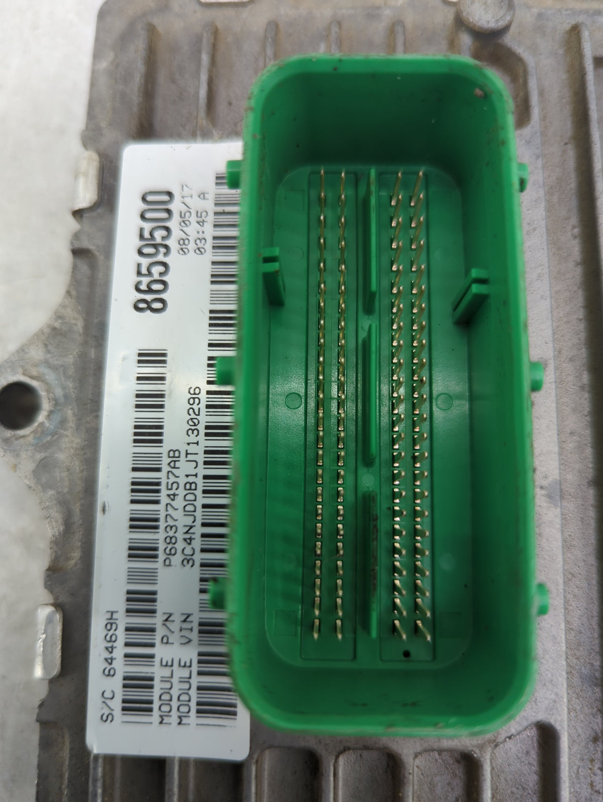 2017-2018 Jeep Compass PCM Engine Control Computer ECU ECM PCU OEM P/N:P68377457AB P68342095AA, P50053906 Fits Fits 2017 201