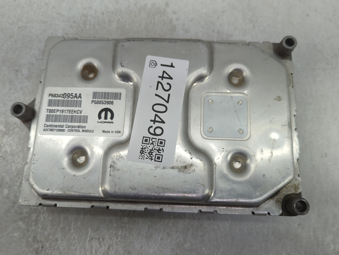 2018 Jeep Compass PCM Engine Control Computer ECU ECM PCU OEM P/N:P68377457AB P68342095AA, P50053906, T00EP1917EEHCV Fits OE