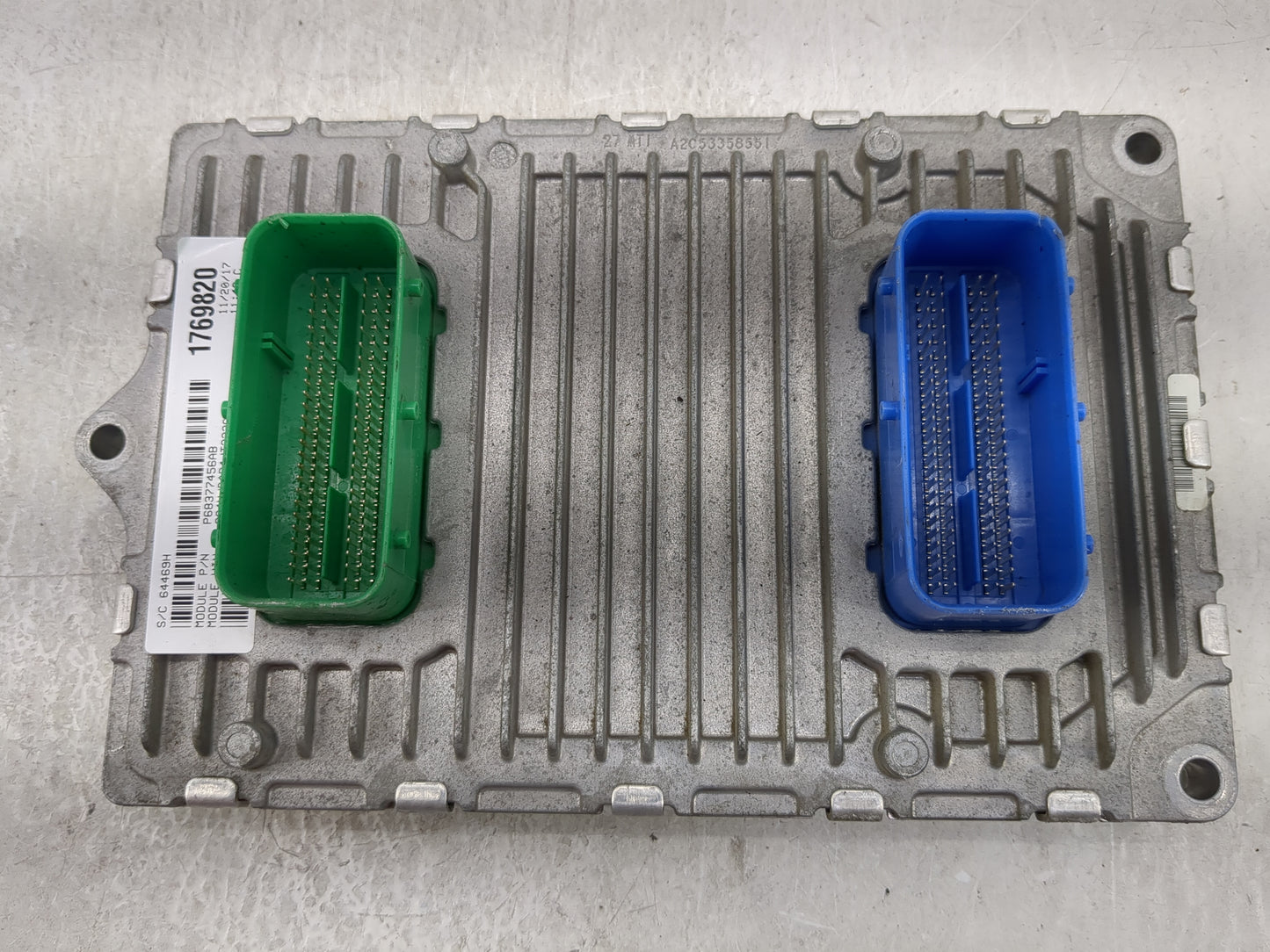 2018 Jeep Compass PCM Engine Control Computer ECU ECM PCU OEM P/N:P68342095AA Fits OEM Used Auto Parts - Oemusedautoparts1.c
