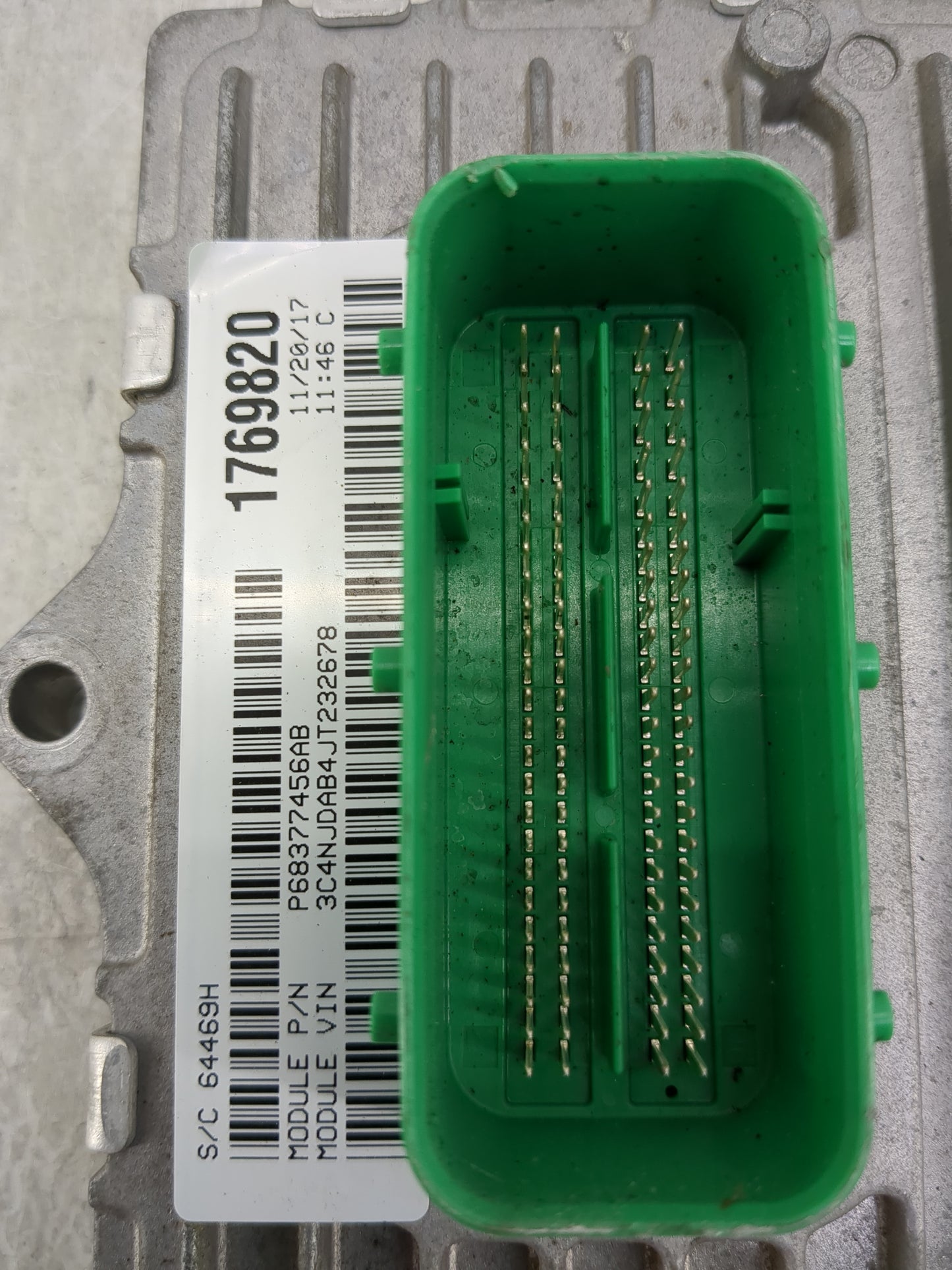 2018 Jeep Compass PCM Engine Control Computer ECU ECM PCU OEM P/N:P68342095AA Fits OEM Used Auto Parts - Oemusedautoparts1.c