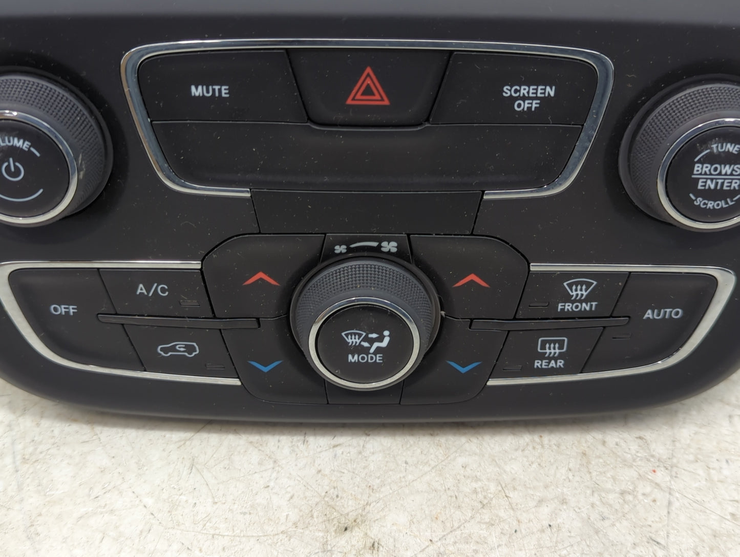 2018 Jeep Compass Climate Control Module Temperature AC/Heater Replacement P/N:P5VA50DX9AF MX237050-2345 Fits OEM Used Auto 