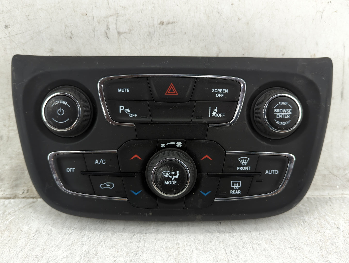 2018 Jeep Compass Climate Control Module Temperature AC/Heater Replacement P/N:P5VA60DX9AF MX237050-2365 Fits OEM Used Auto 