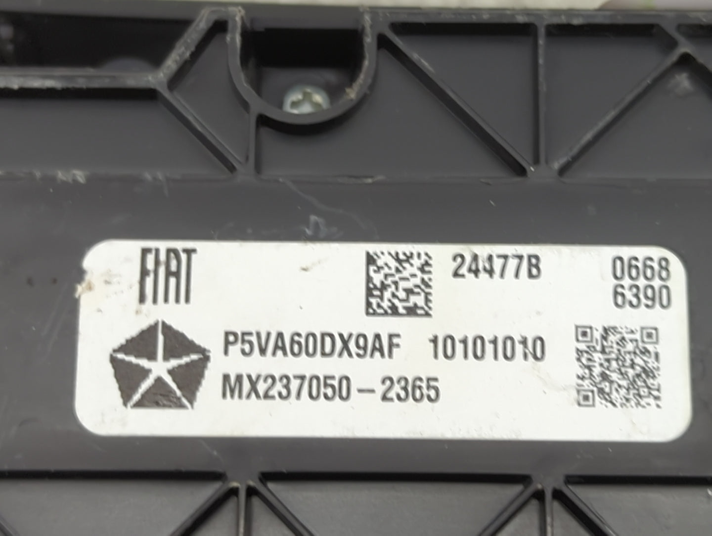 2018 Jeep Compass Climate Control Module Temperature AC/Heater Replacement P/N:P5VA60DX9AF MX237050-2365 Fits OEM Used Auto 