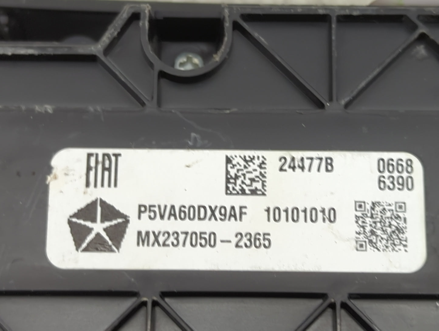 2018 Jeep Compass Climate Control Module Temperature AC/Heater Replacement P/N:P5VA60DX9AF MX237050-2365 Fits OEM Used Auto 
